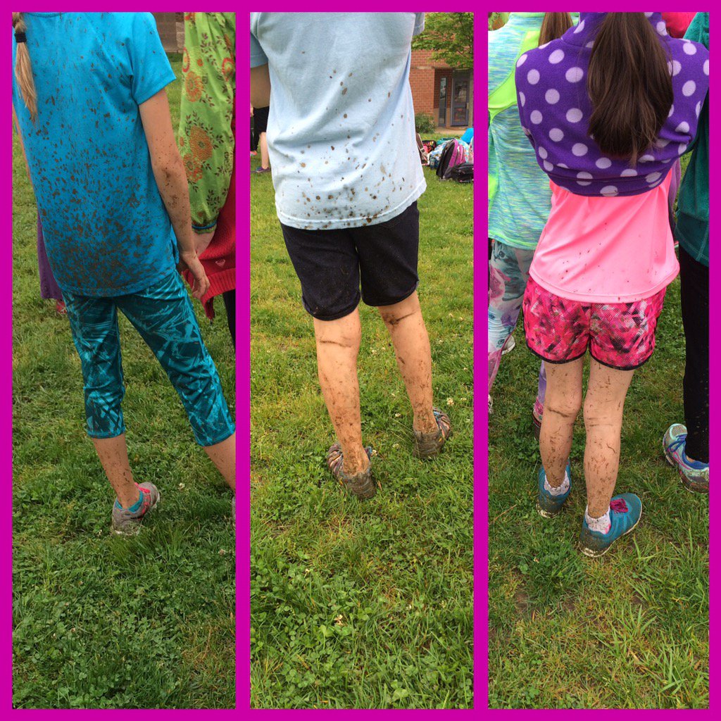 APSDrewGOTR's tweet photo. Wet fields don't scare #stronggirls ! 5k ready!! @GOTRNOVA #GOTRNOVA5K #drewmodel #mudneverbotheredmeanyway https://t.co/wqGnP2Bi51