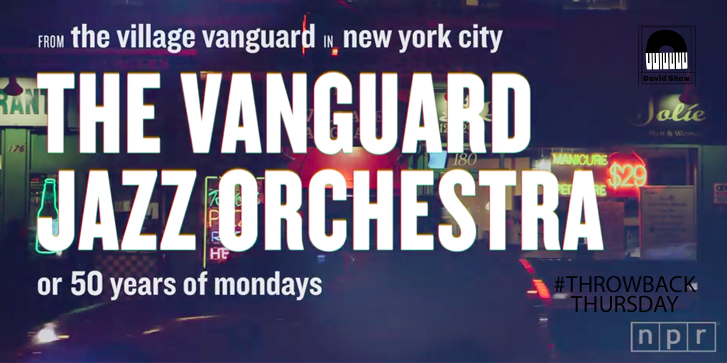 #TBT Vanguard #Jazz Orchestra Celebrates 50 Years of Mondays With an Amazing Performance ow.ly/CWjj3004Sog