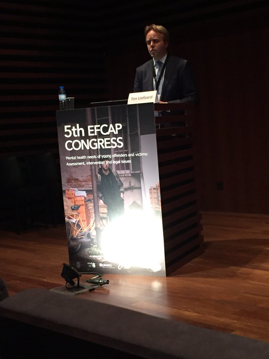 Efcap_Porto2016's tweet photo. Children’s rights perspective on the mental health needs of youngs. Prof. dr Ton Liefaard, now at #efcap2016 https://t.co/8w7xfbSqBi