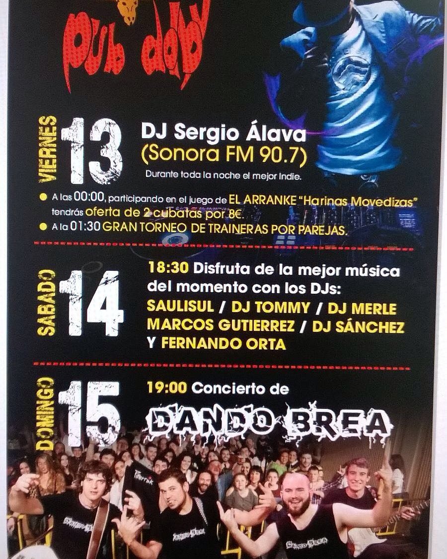 PubDolbyAlfaro's tweet photo. Recordamos el cartel del pedazo finde que se nos avecina!! #FiestasDePrimavera https://t.co/76g1pKFYKi