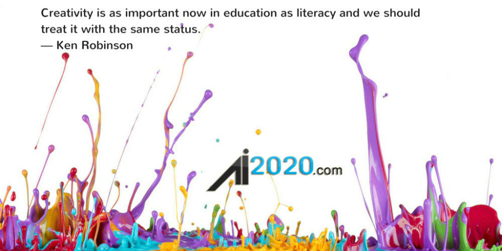 adnanedtech's tweet photo. Creativity is as important now in education as literacy and we should treat it with the same status. - Ken Robinson https://t.co/VvUz25rfbm