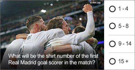 realmadriden's tweet photo. Follow the match by playing the @Shout2win Challenge and win awesome prizes! 

PLAY: https://t.co/mGu7wlhhN2 https://t.co/bT0R5LNOsy