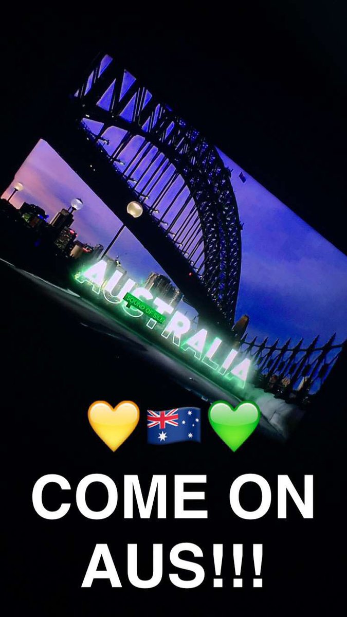 AnnaSmolcic's tweet photo. Australia! Demi Im KILLED IT!!!
💛🇦🇺💚
#Australia #Eurovision #EurovisionSongContest #DemiIm #EURO2016 #SBSEurovision https://t.co/SgAUHRGNG1