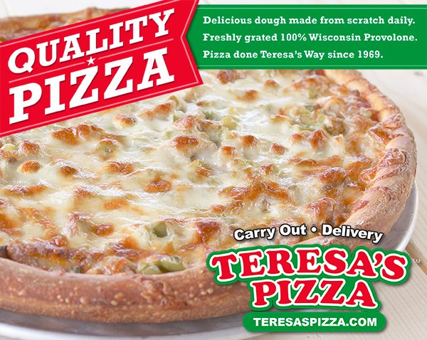 Quality ingredients make quality pizza!