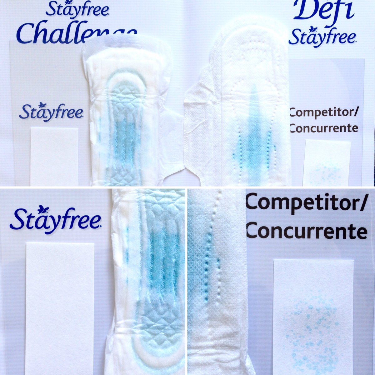 Bttr than d competitor's overnight pad! Tks 4 d fun challenge @CarolAuCourant! #switching #stayfreechallengecontest