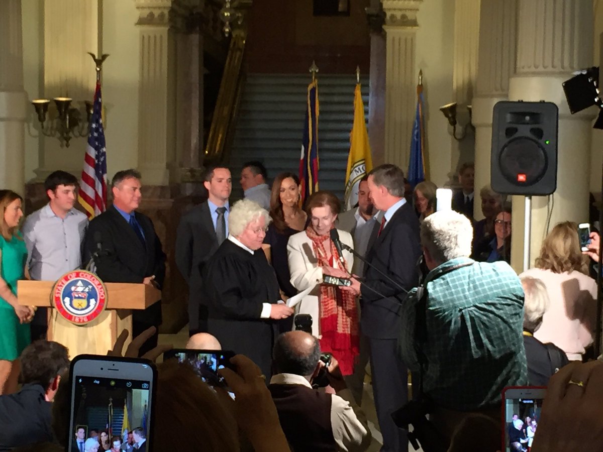 markscheffel's tweet photo. Congratulations to Donna Lynne, Colorado's new Lieutenant Governor! @GovofCO #coleg https://t.co/pYiiro1Wyb