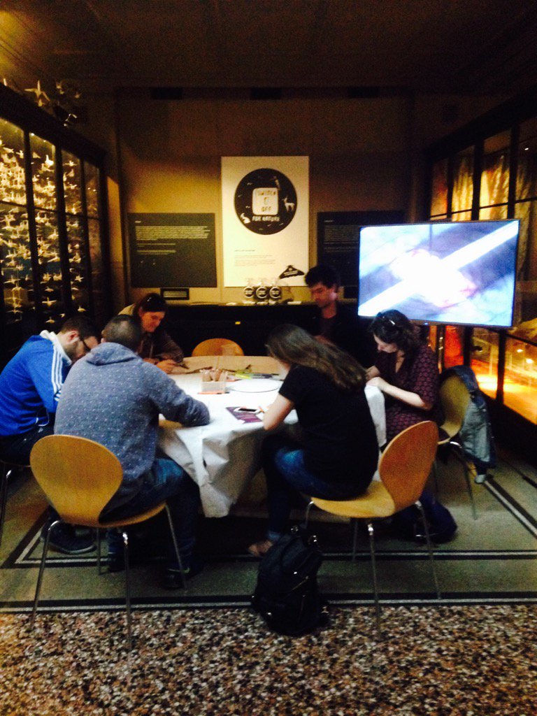 MuseumMeets's tweet photo. @seesawprojects installation @McrMuseum for #McrAfterHours performances 8&amp;9.30 https://t.co/o8lTJYvj2e