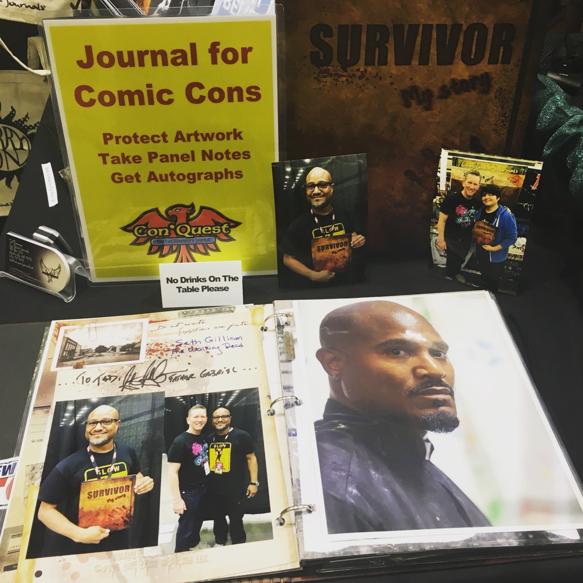 Quest_Journals's tweet photo. Since we're talking about #TWD and #WSCChicago, here are a few picts from #WSCDallas and our journals too! https://t.co/2wq1WAQmbK