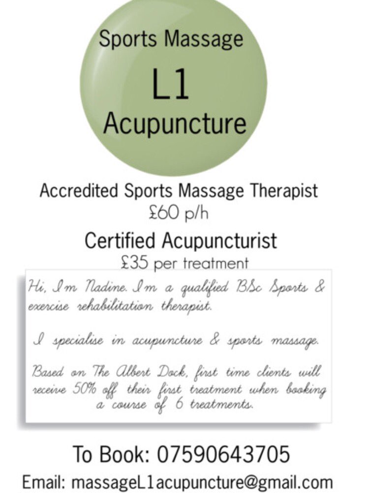 Love a little #massage? Or some #acupuncture? Come see <a href="/massageL1/">Kneadles</a> located in @ZiferblatADock -50% off 1st treatment