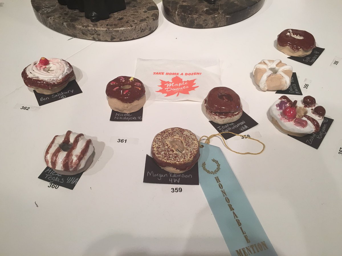 MHSEdTech's tweet image. Sneak peak of the @miltonhershey  student art show!