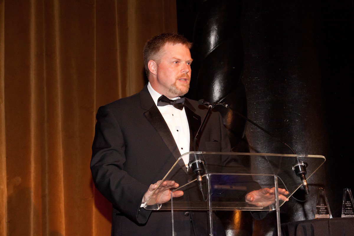 ClaimVets's tweet image. #TBT Last year at our Annual Dinner we heard from the first person placed by CLM, Gregg Easterbrook. #Veterans #Jobs