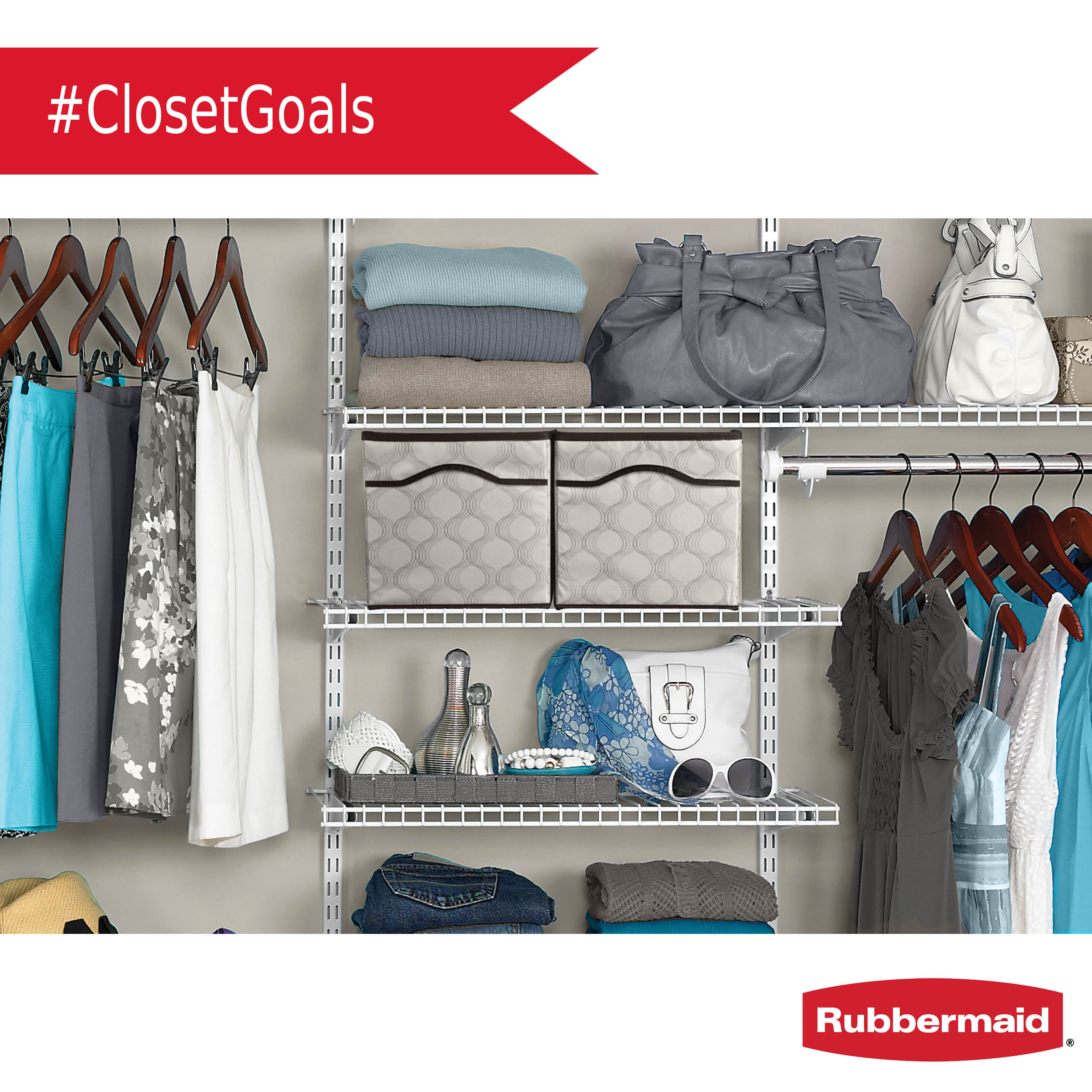 Rubbermaid on X: Your dream closet is in reach thanks to