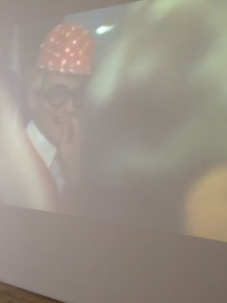 BoomspaceLondon's tweet photo. Catching a glimpse of David Hockney at Groovy Bob book launch #Soho #London #60sArt #RobertFraser #HarrietVyner https://t.co/NGwYcdLKzN