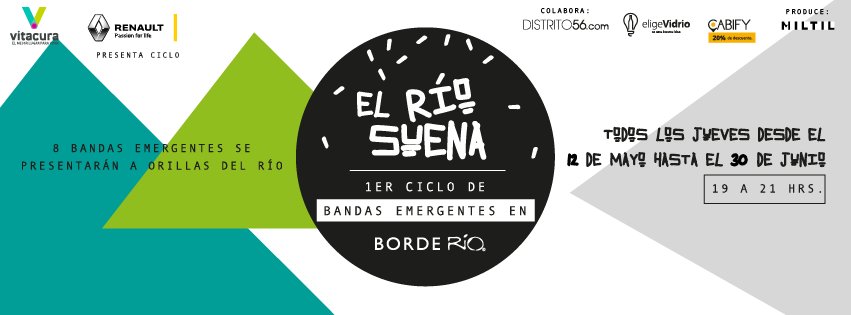 BordeRioChile's tweet photo. ¡El gran día ha llegado! Hoy a las 19:00 hrs. ven y deléitate con la música de la Banda @BahiaInutil. https://t.co/ZhMS1Q4uIG