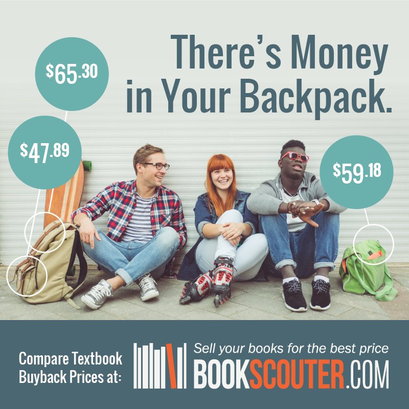 BookScouterCom's tweet photo. @liayasmin_ Forget the school! go to @BookScouterCom and see what 30+ buyback vendors will pay! We're #notastore https://t.co/9k64gbIdJY
