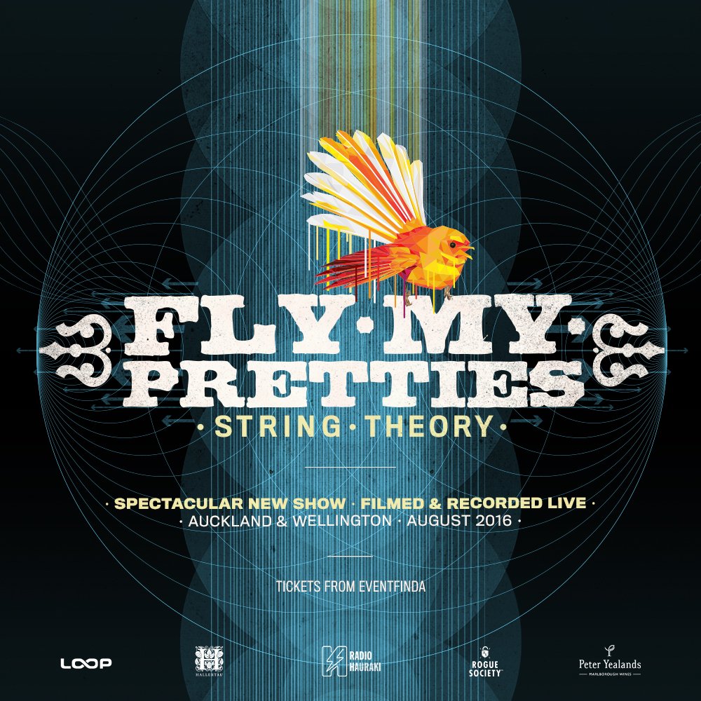 FlyMyPrettiesNZ's tweet image. Ladies, gentlemen &amp;amp; children under 15! Tickets are onsale at 9am today for our mind bending new show String Theory!