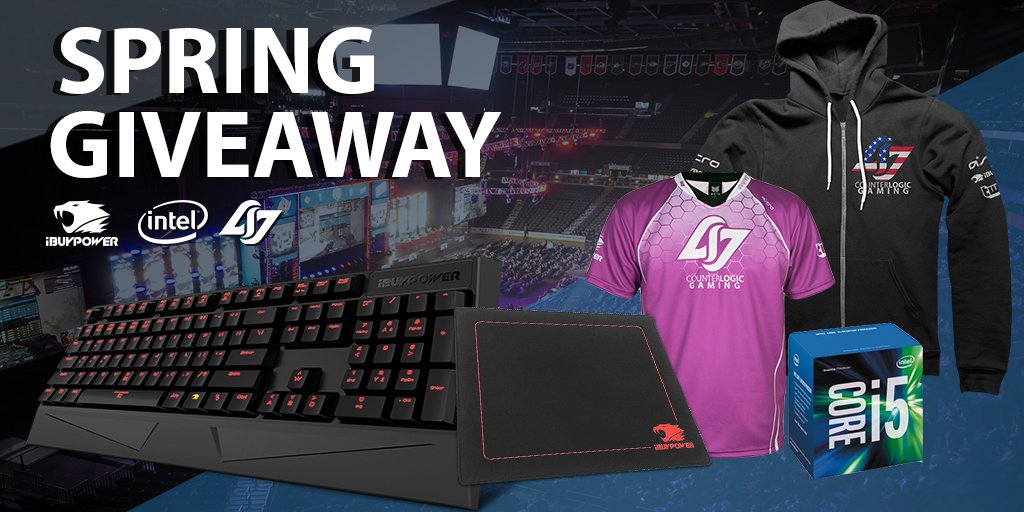 iBUYPOWER's tweet photo. Here is the giveaway we promised 😀 Thanks to @CLGaming and @IntelGaming for helping us out! https://t.co/tcuJJYsZLn https://t.co/ezGPawBpSl