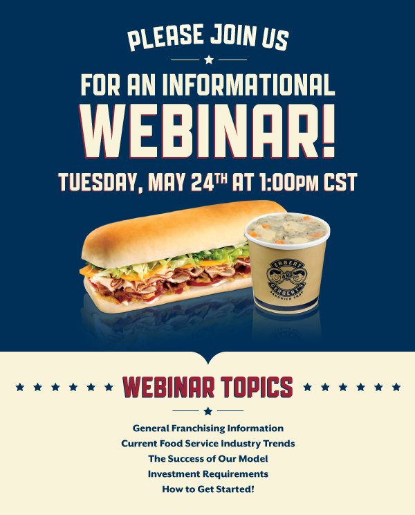 EG_Franchising's tweet photo. Please join us for a Franchising Webinar, Tuesday, 5/24 at 1p CST.  Follow link to register; https://t.co/onWGCBNgoC https://t.co/UCugqVWYk9