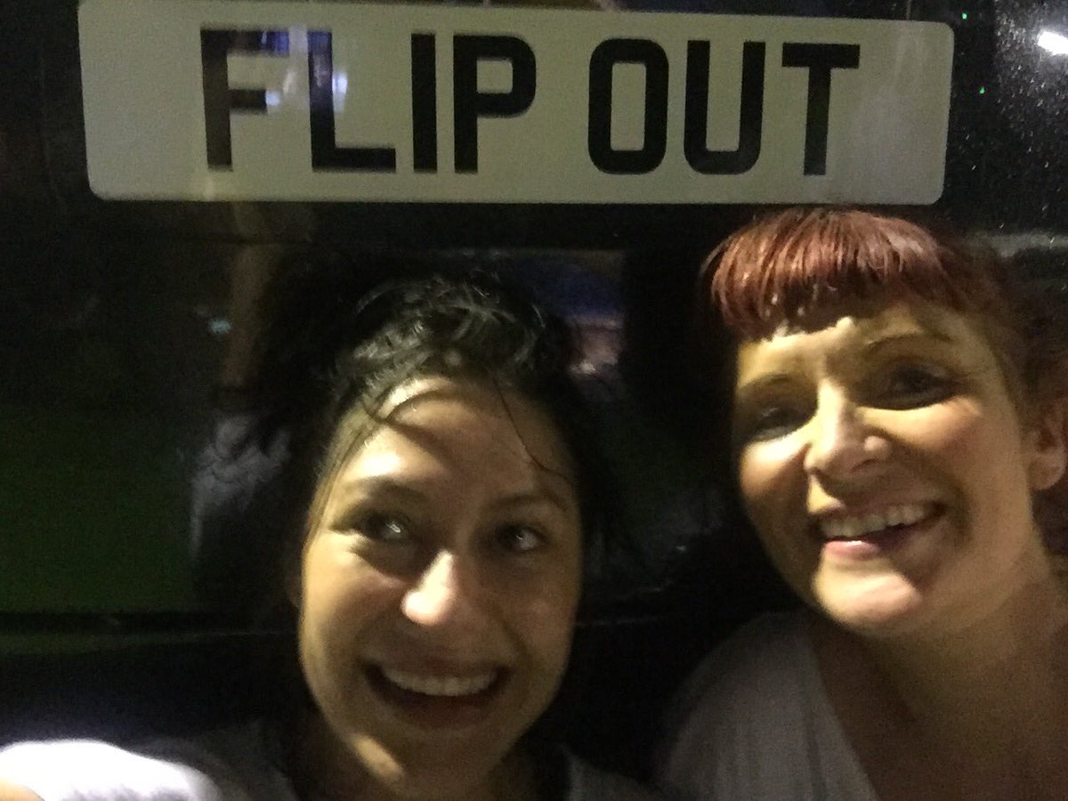 mariatheminx's tweet photo. Thank you @Flipoutlondon. We had THE BEST time. Mamas had more fun than the kids eh @maxandnancyltd?! 😉😂 #flipout https://t.co/H8JdfCPD0P