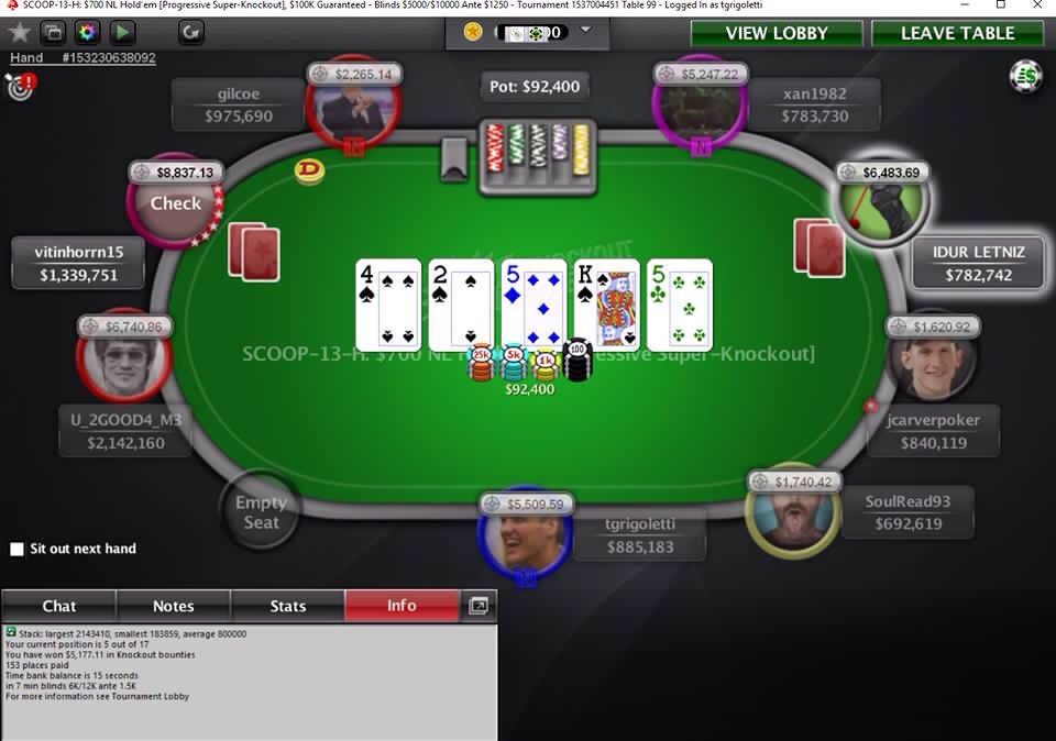 stepteamoficial's tweet photo. Nosso instrutor Thiago Grigoletti está na semifinal do SCOOP 13-H $700 PSKO!!! #VoaStepTeam #Scoop #StepTeamPoker https://t.co/l5EIl9EqjC