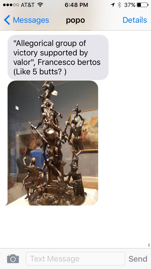 QueenElizabutt's tweet photo. there are five butts in this picture ! #ArseInstituteOfChicago #SponsoredByPizzaButt #ButtHunt @MuseumGameNight https://t.co/DS0iKhu5FS