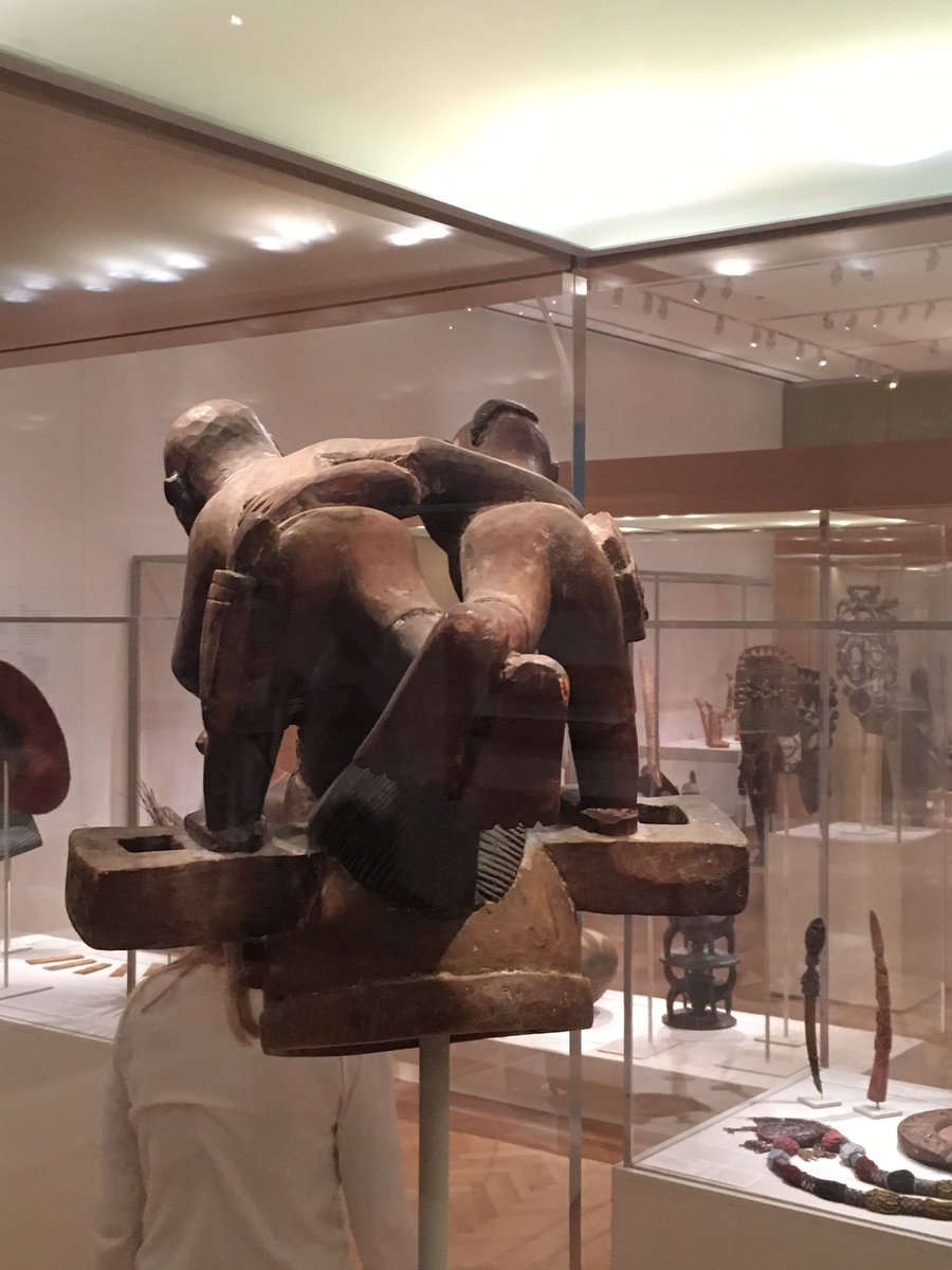 GameOn_Chicago's tweet image. #ButtSeriously #ButtHunt @MuseumGameNight Fagbite Asamu "Headdress for Gelede" (2butts)