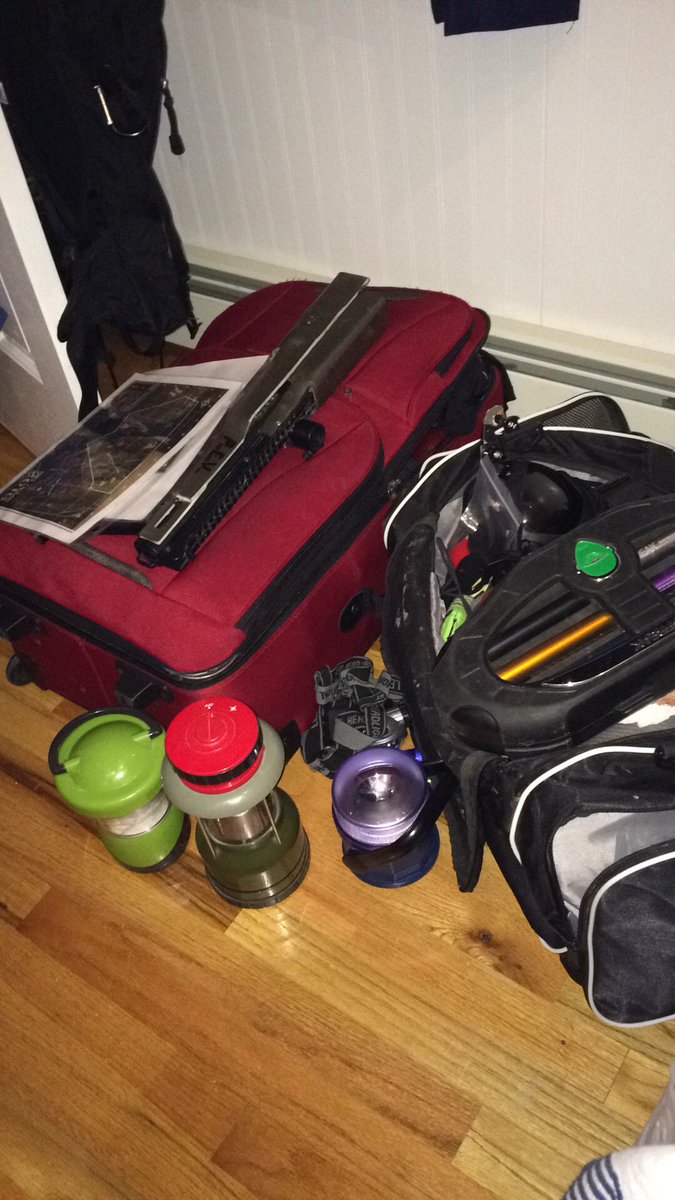PinEmVin's tweet image. Packing for big game 2016!