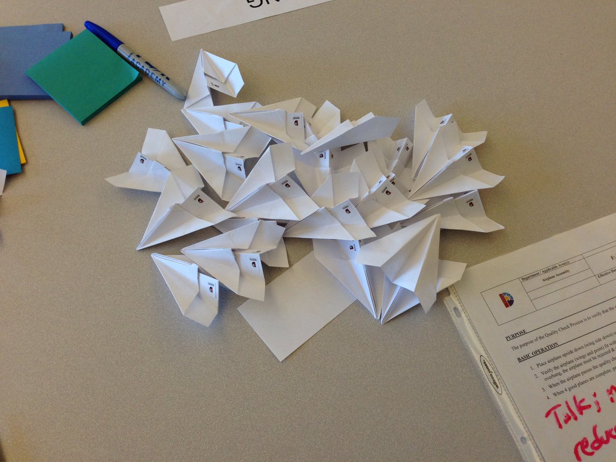 JerraudC's tweet image. @DENPeakAcademy, @lovelandcou &amp;amp; @fortcollinsgov kicked butt in the #LeanSimulation. 24 planes in less than 10 min
