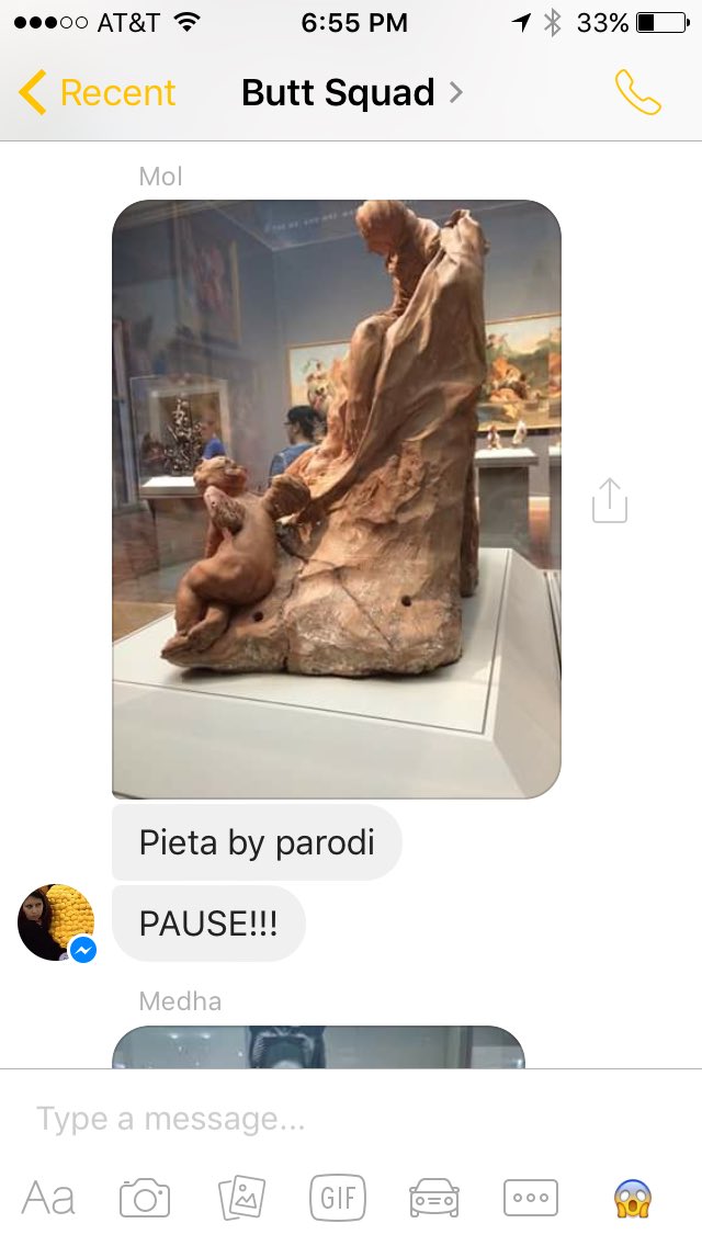 QueenElizabutt's tweet photo. hey hello 1 butt #ArseInstituteOfChicago #SponsoredByPizzaButt #ButtHunt @MuseumGameNight https://t.co/uA2kDztImD