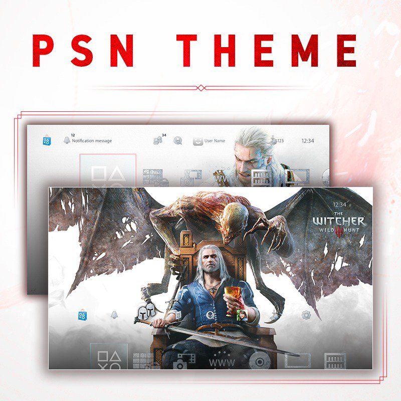 Free and Awesome The Witcher 3 PS4 Theme Released on PlayStation