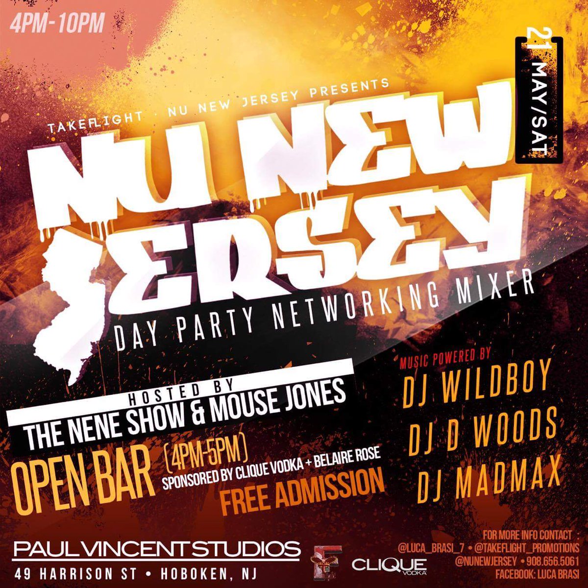 NuNewJersey_'s tweet photo. May 21st we showing Love. EVERYONE FREE. OPEN BAR. Plus we letting artists perform their best song. Come Thru! https://t.co/gPZEfq2Px5