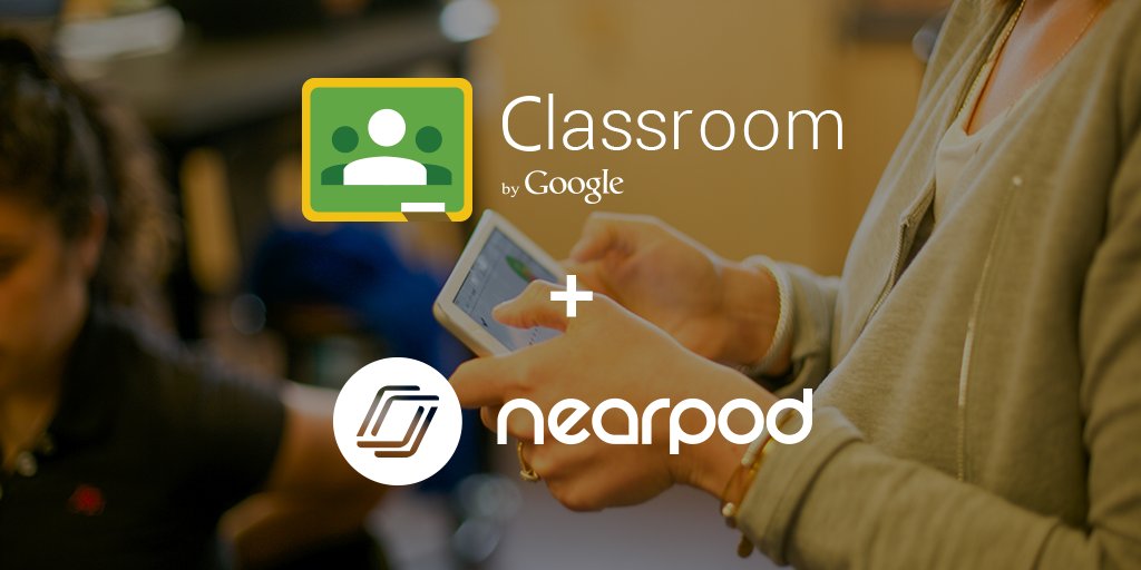 nearpod's tweet photo. If you love using #Google Classroom, you will LOVE this! #gafe #nearpod https://t.co/W6ksXGu8j0