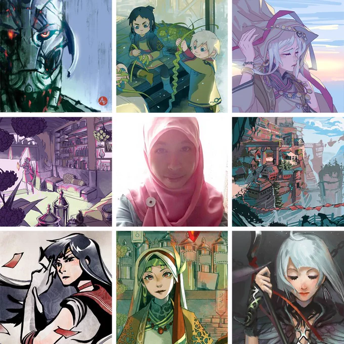 #artvsartist
There is no new art to show X'(
I mostly draw comics this year, and I can't show them yet 