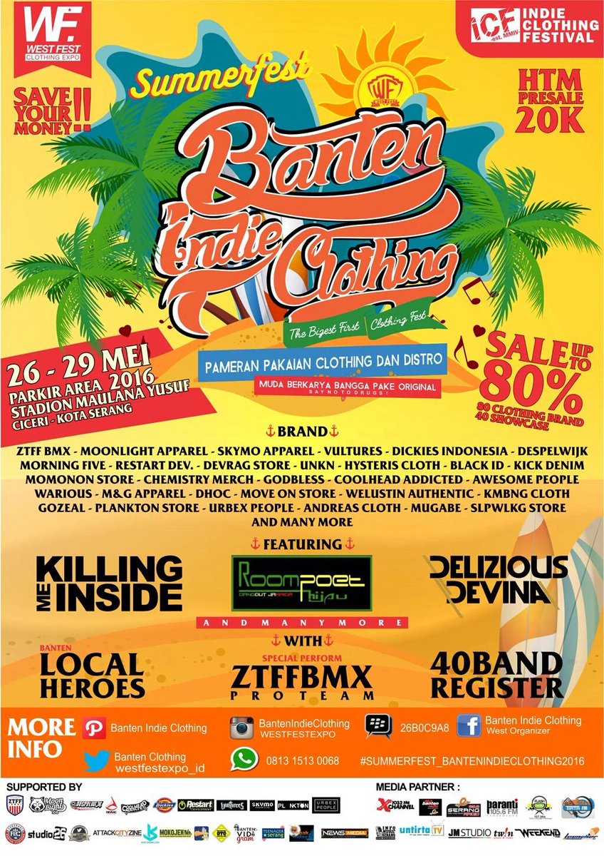 Muda Banten berkarya @bantenClothing @WESTFESTeXpO_ID #summerfest_bantenclothing2016