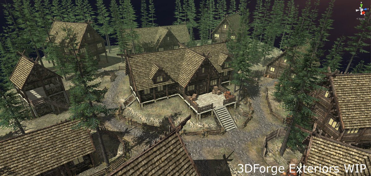 3DForge's tweet photo. Modular medieval assets - Village Exteriors Kit https://t.co/K13CZLV39M @UnityAssetStore #indiedev #gamedev #unity3d https://t.co/WXTipNHQqA