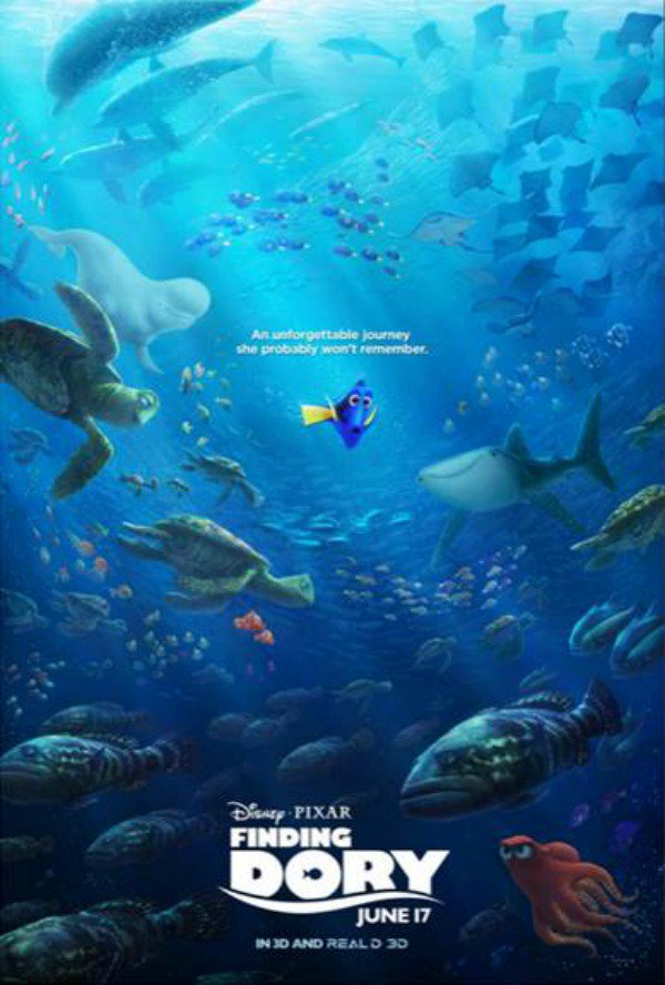 thisladyblogs's tweet photo. Walt Disney's Finding Dory in Theatres June 17 #FindingDory #HaveYouSeenHer  - https://t.co/JHSVFT25T4 https://t.co/OWbQdufJOp