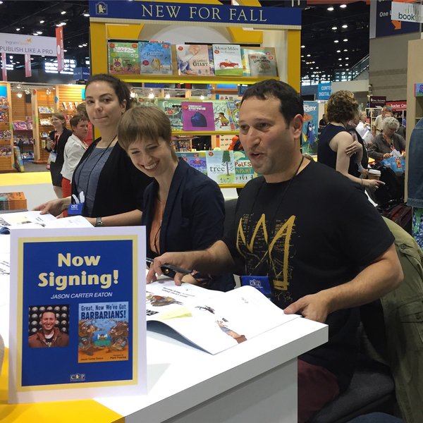 . <a href="/ThatJasonEaton/">Jason Carter Eaton</a> signing Great, Now We've Got Barbarians! #bea16