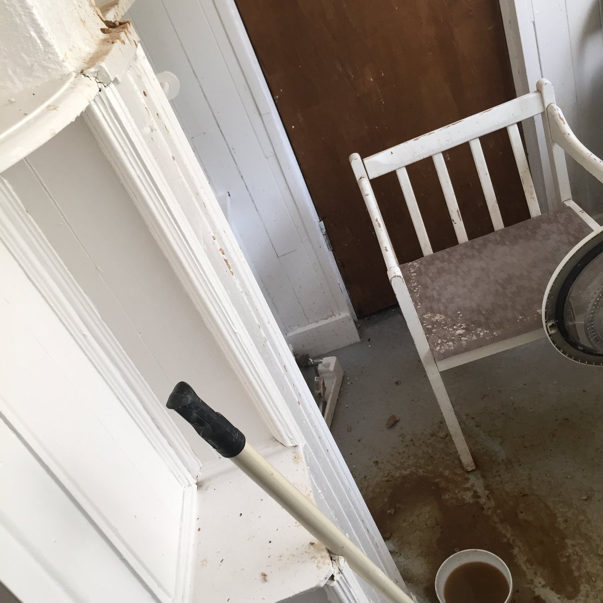 TTLW_official's tweet photo. #ThrowBackThursday  to last week when the band house had the soil pipe explode spraying shit all over our house x https://t.co/wxpkoARmXx