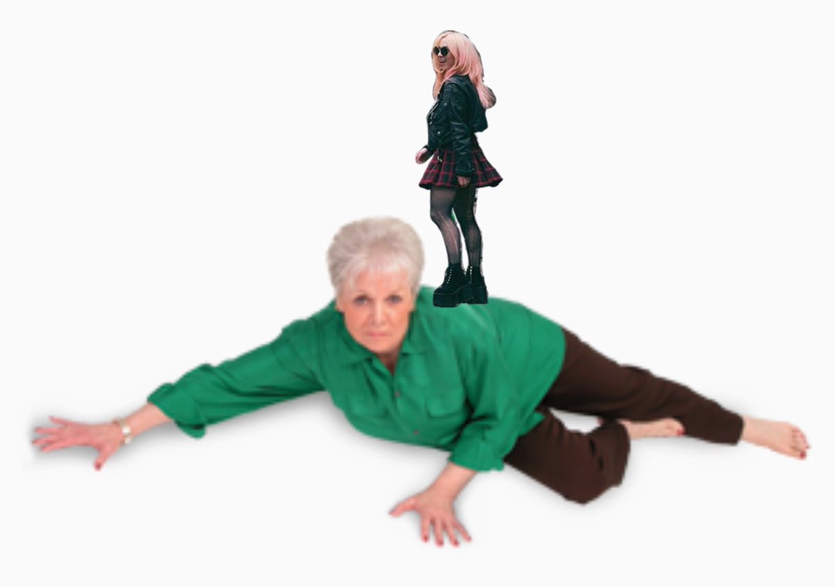 sizzydancing's tweet image. sizzy dancing on the life alert lady