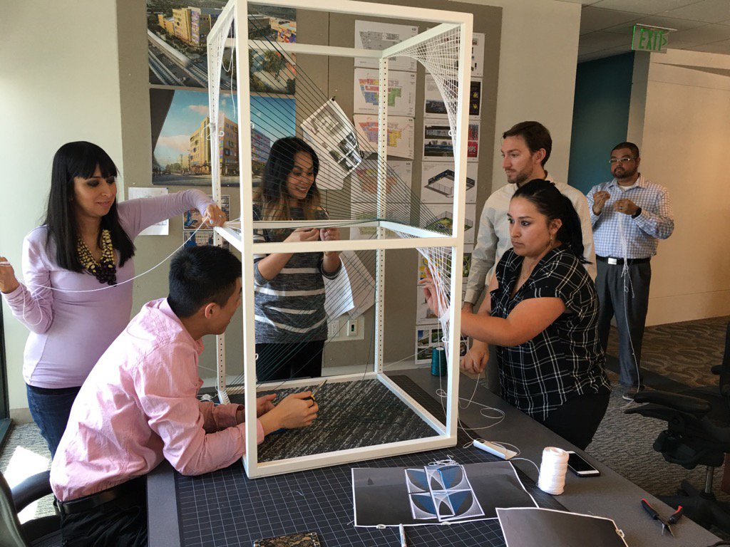2jillbergman's tweet photo. #lifeatHDR  HDR San Francisco team hard at work on their #petchitecture https://t.co/dYTWbjzg3P