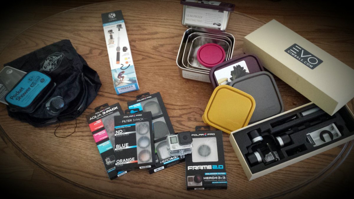 Some more #tinyhouse living and #travelvlog equipment came today #overlandinggear #camp4life #adventure #Goprogear