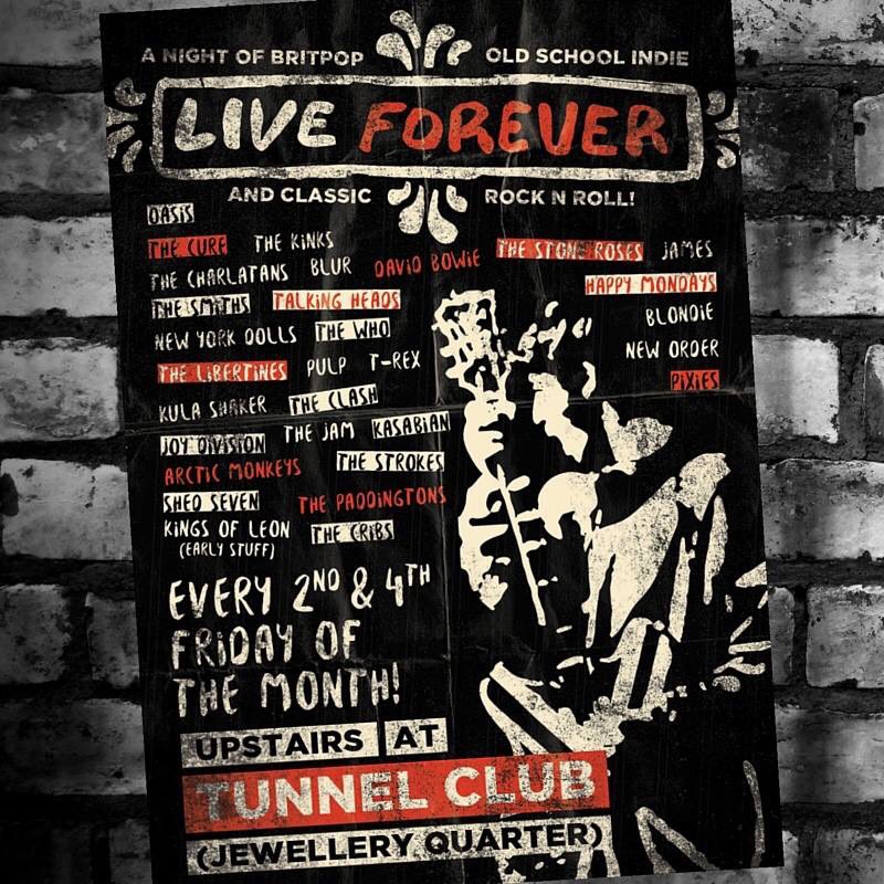 live forever lfclubuk twitter blondie britpop flyers