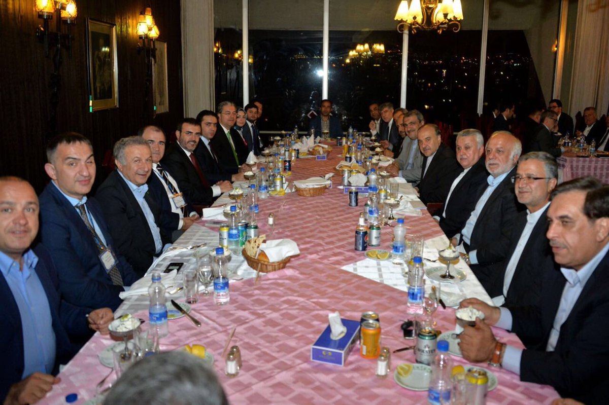 mahirunal's tweet photo. İran C.Başkanı Yrd. Sn.Sultanifer'in verdiği yemekte turizm sektör temsilcileriyle Tahran temaslarını değerlendirdik https://t.co/0T3DtOaZzE
