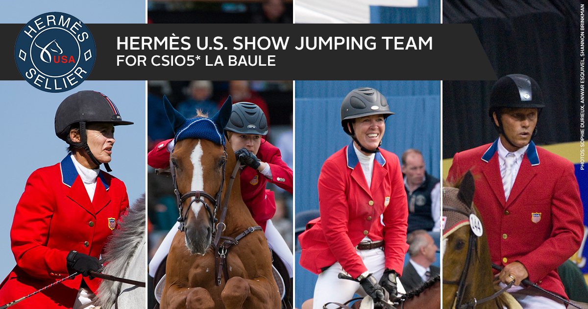 The <a href="/Hermes_Paris/">Hermès</a> U.S. Show Jumping Team is ready for a tough competition <a href="/jumpinglabaule/">La Baule CSIO5* - Officiel de France</a>: bit.ly/1OqffJq