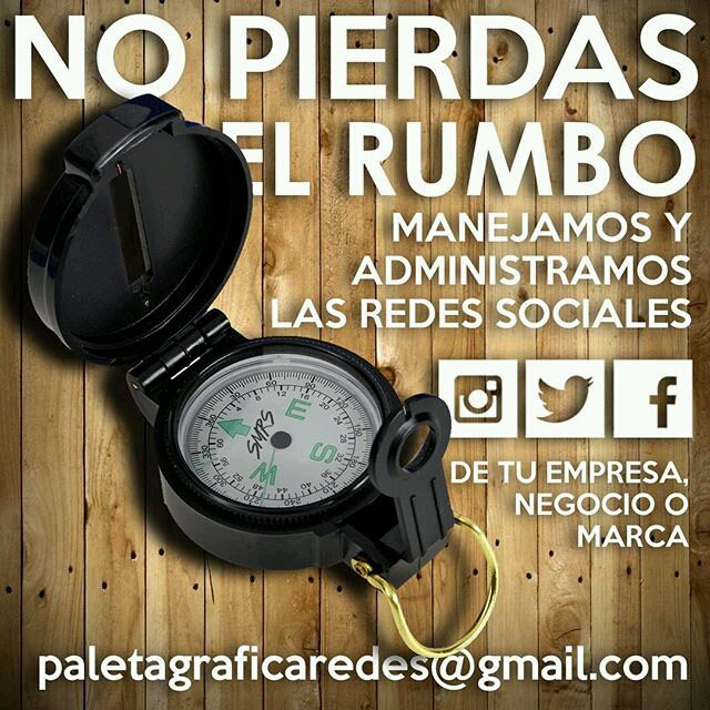 paletagrafica's tweet photo. No pierdas el #Rumbo 📍, #SMRS #manejamos y #administramos las  #RedesSociales, de tu #empresa, #marca o #negocio https://t.co/HRHq7V86jp