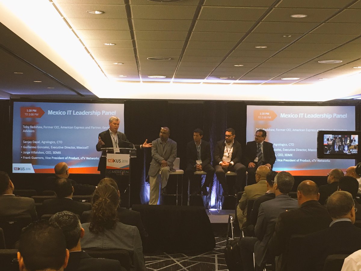 CesarDOnofrio's tweet photo. @gzzking at Nexus 2016 Mexico IT Leadership Panel https://t.co/nuxge1v1Lk