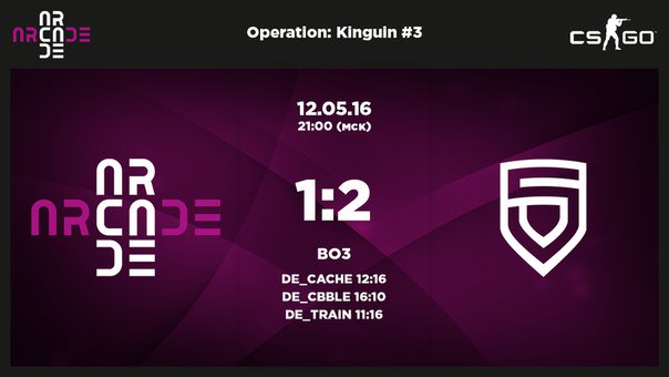 Arcade_Official's tweet photo. В упорной борьбе #ArcadeCSGO уступает @PENTA_Sports. GG WP! https://t.co/K3hIw8rQe6