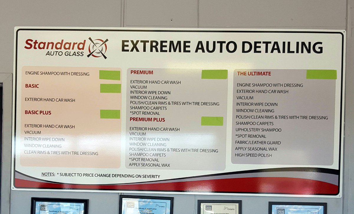 StandardAGlass's tweet photo. So excited, we just got our new sign for detailing! #springcleaning https://t.co/oBilTUeFhS