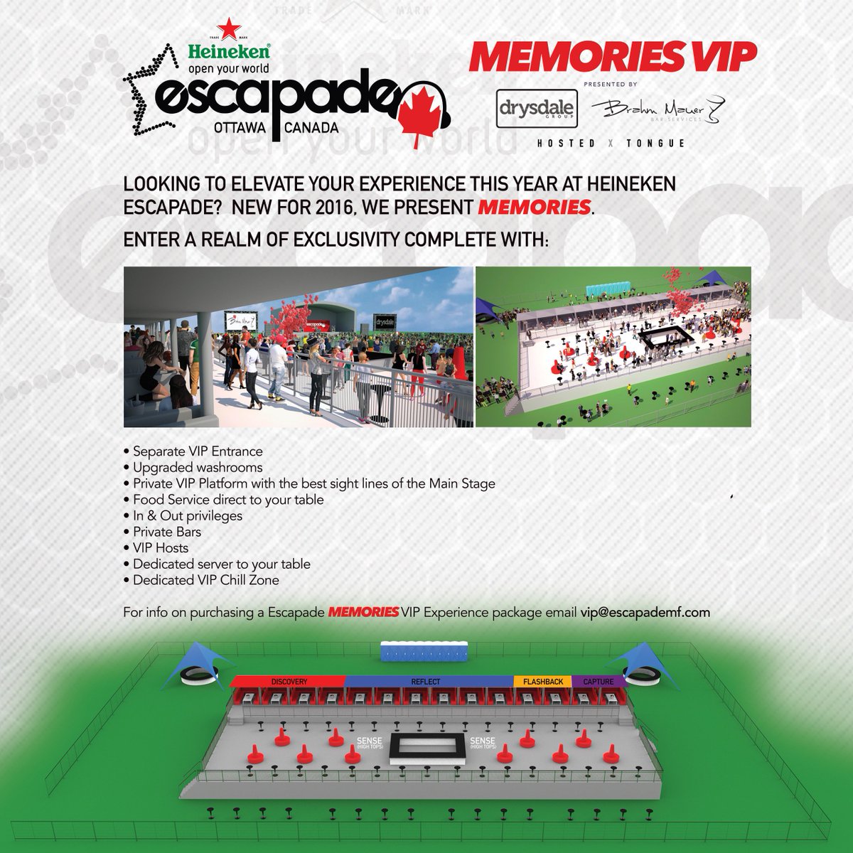 EscapadeMF's tweet photo. What memories will you make in the new #HeinekenEscapade 2016 VIP? VIP passes available at https://t.co/B5yP9XOYi3 https://t.co/kbg9oKa9Cj
