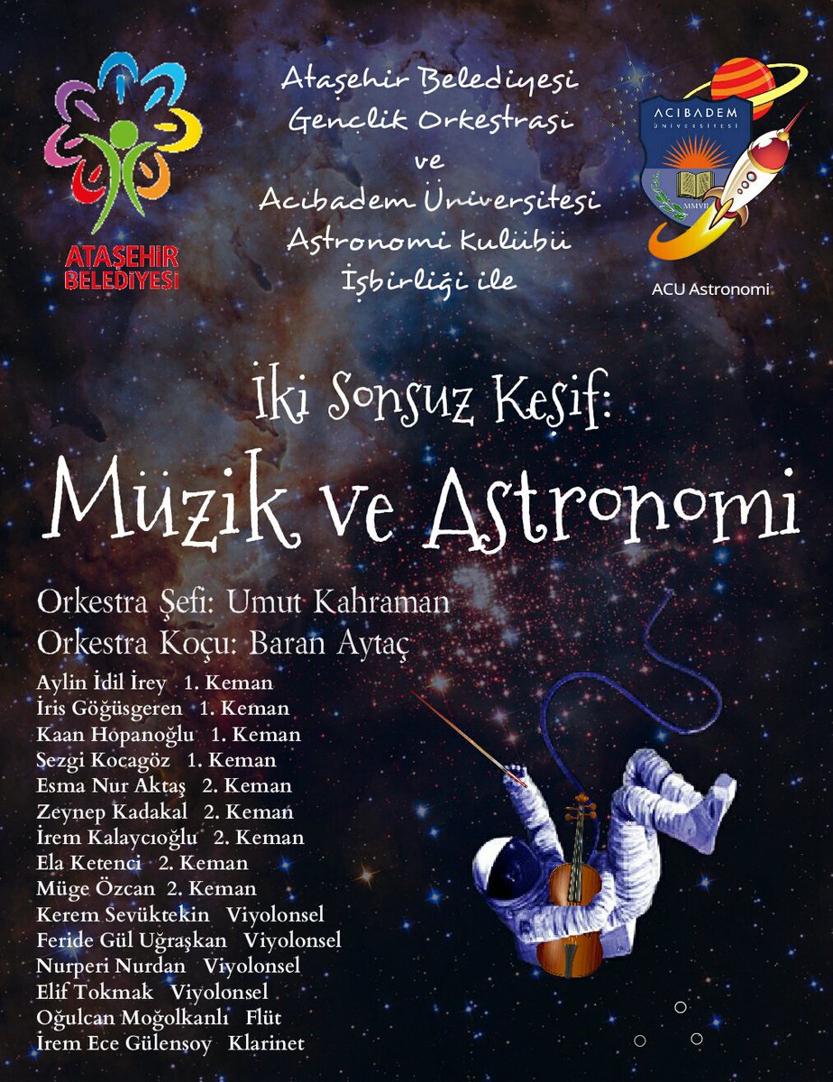 Konserimize bekliyoruz.